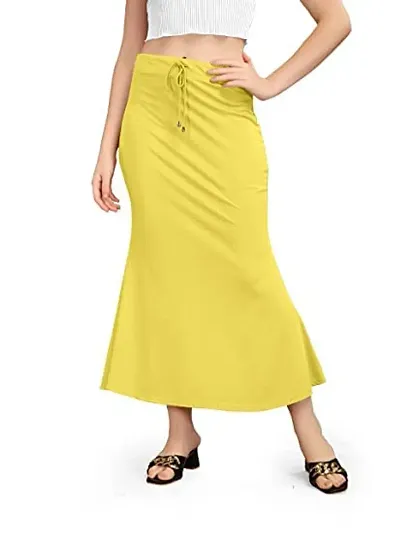 Buy Original Strachable Women's Cotton Saree Shapewear/Petticoat. Cotton  Blended Shapewear Dress for Saree.Looking Slim & Prefect Figure. Beige at