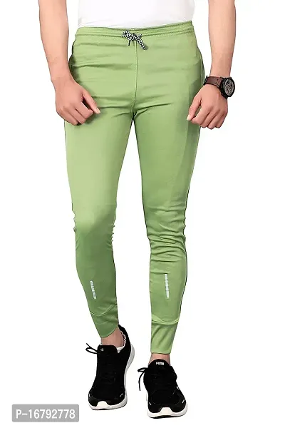 Stylish Green Polycotton Joggers For Men-thumb0