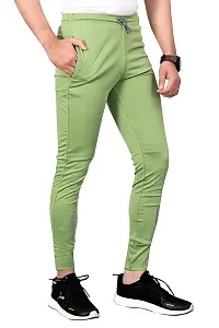 Stylish Green Polycotton Joggers For Men-thumb3