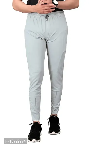 Stylish Grey Polycotton Joggers For Men-thumb4