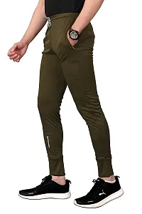 Stylish Green Polycotton Joggers For Men-thumb2