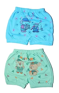 Cotton Bloomers for Baby Girls and Baby Boys Multicolor, Pack of 8, Size - S (Age 9-12 Months)-thumb3