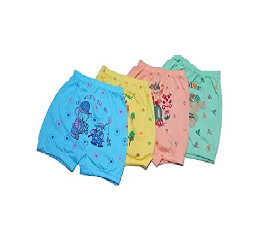 Cotton Bloomers for Baby Girls and Baby Boys Multicolor Pack of 8