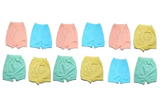 Cotton Bloomers for Baby Girls and Baby Boys Multicolor, Pack of 12, Size - M (Age 1-2 Years)-thumb1