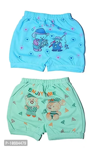 Cotton Bloomers for Baby Girls and Baby Boys Multicolor, Pack of 4, Size - L (Age 2-3 Years)-thumb3