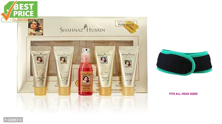 Shahnaz Husain Gold Facial Kit  (pack of 01) with Facial Band