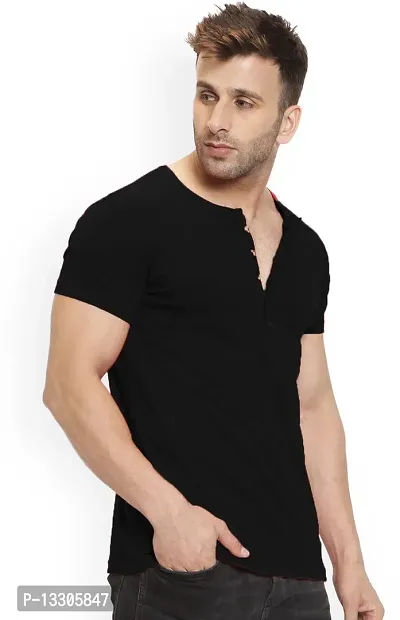 Stylish Fancy Cotton T-Shirts For Men-thumb2