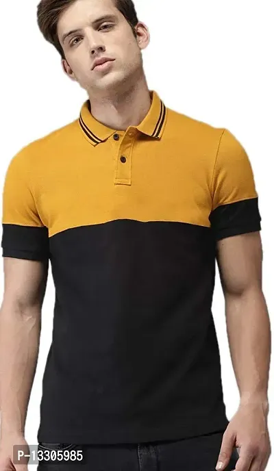 Stylish Fancy Cotton T-Shirts For Men-thumb0