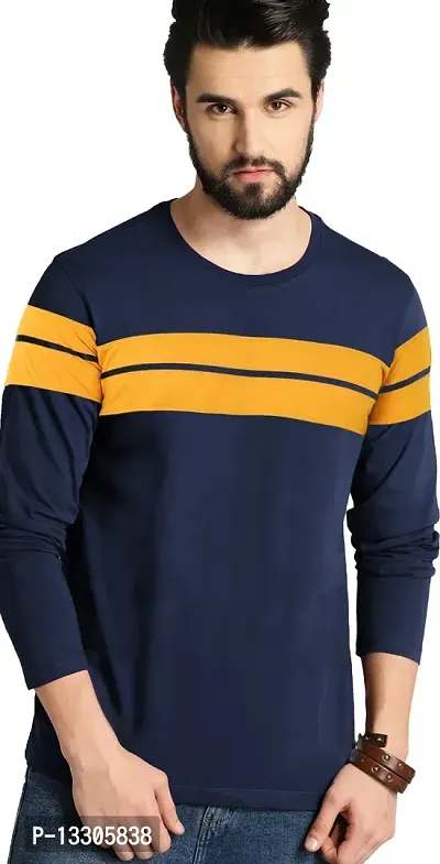 Stylish Fancy Cotton T-Shirts For Men-thumb0