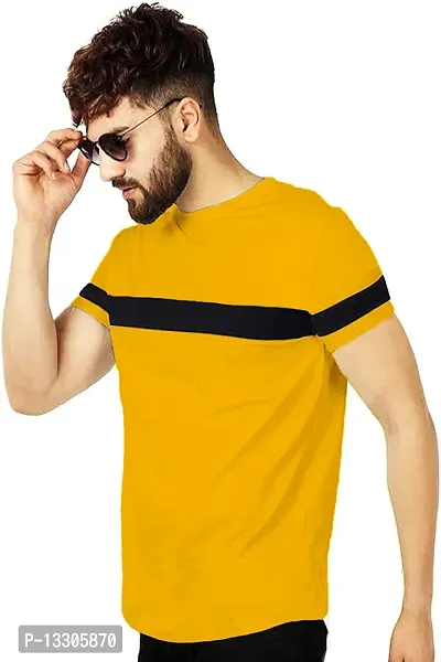 Stylish Fancy Cotton T-Shirts For Men-thumb2