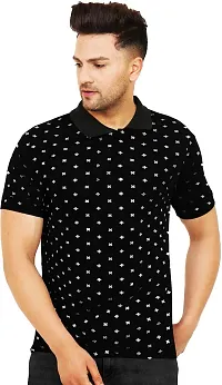 Stylish Fancy Cotton T-Shirts For Men Pack Of 2-thumb1