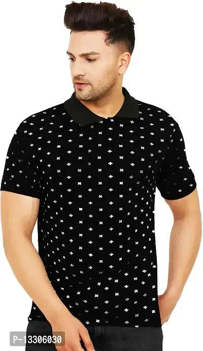 Stylish Fancy Cotton T-Shirts For Men Pack Of 2-thumb2