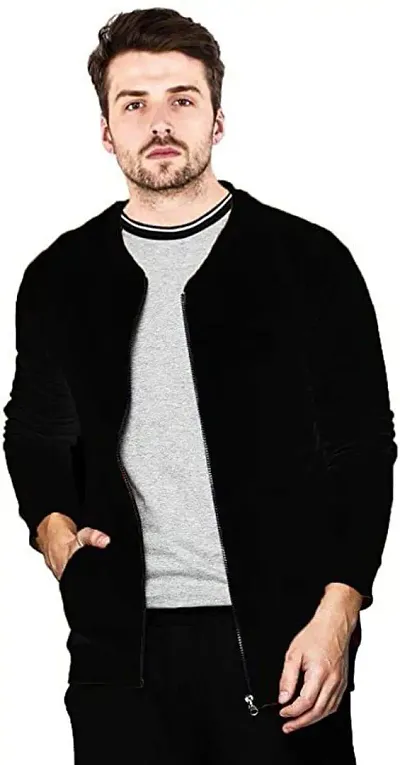 Stylish Fancy Solid Jackets For Men