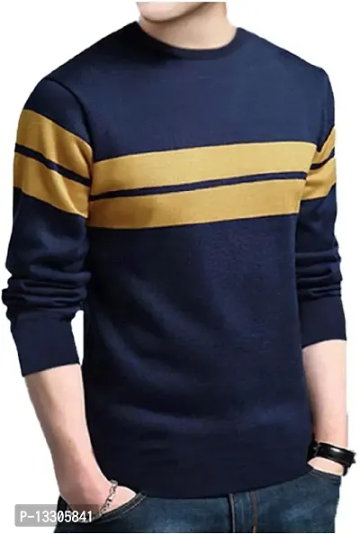 Stylish Fancy Cotton T-Shirts For Men-thumb0