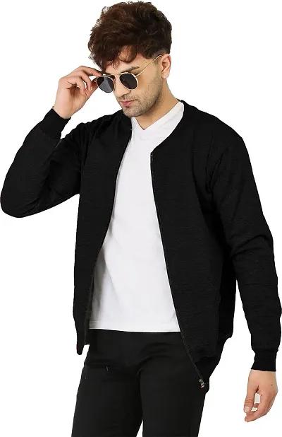 Stylish Fancy Cotton Solid Jackets For Men