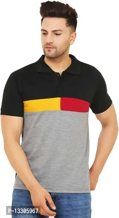 Stylish Fancy Cotton T-Shirts For Men-thumb0