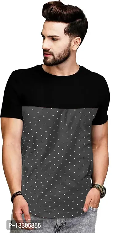 Stylish Fancy Cotton T-Shirts For Men-thumb0