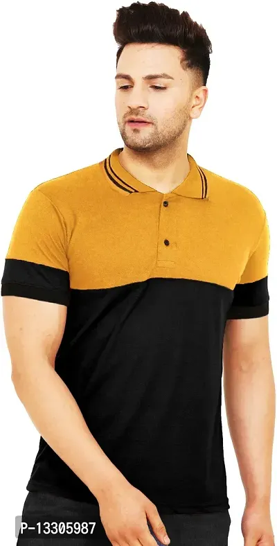 Stylish Fancy Cotton T-Shirts For Men-thumb0