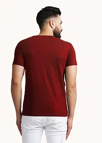 Stylish Fancy Cotton T-Shirts For Men Pack Of 2-thumb1