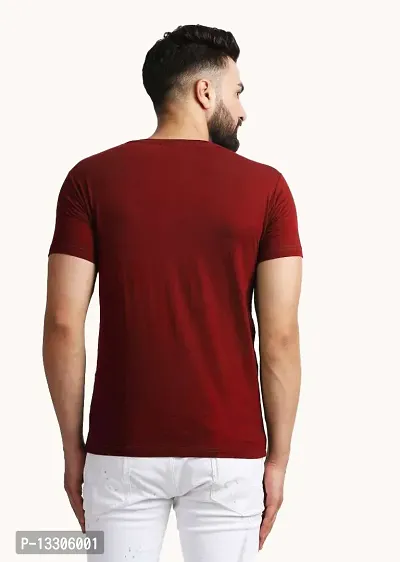 Stylish Fancy Cotton T-Shirts For Men Pack Of 2-thumb2