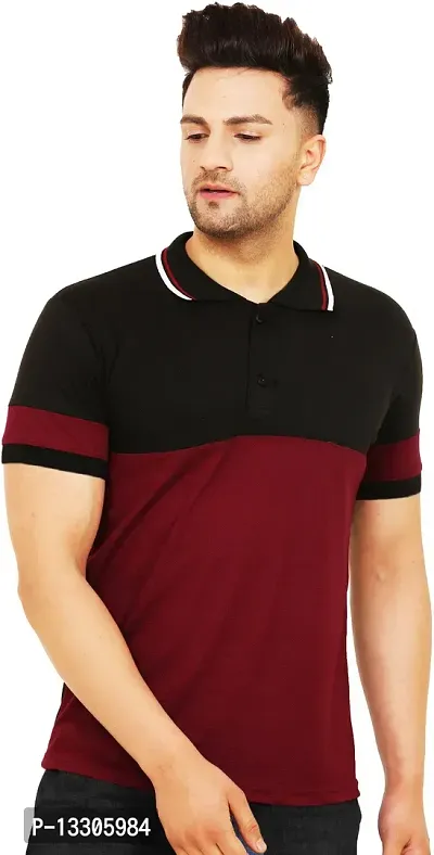 Stylish Fancy Cotton T-Shirts For Men-thumb0