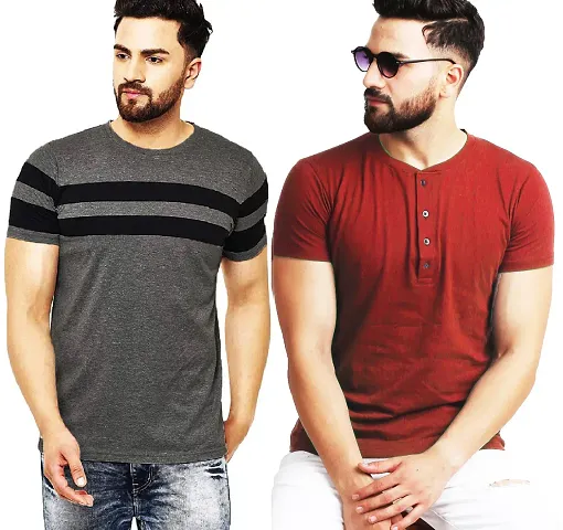 Comfortable Cotton Tees For Men 