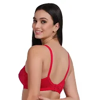 Felizia Women Net Non-Padded Wire Free Regular Bra | Women Net Bra Full Coverage | Wire Free Non Padded Seamless Bra for Women | Cup Type - B-thumb1