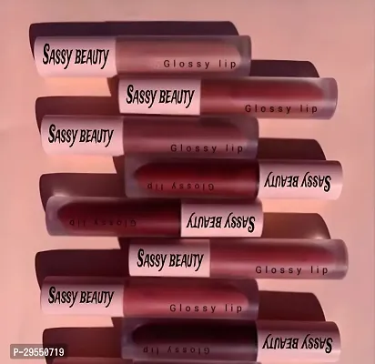Sassy Beauty Lipstiks Combo 5ml Each Pack Of 8-thumb0