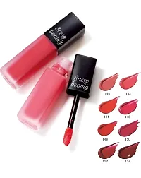 SASSY BEAUTY Professional color liquid lipstick pack 4  (RED ,16 ML)-thumb2