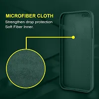 COVERBLACK Waterproof Fiber Back Cover for iPhone Se 2022 - Dark Green-thumb3