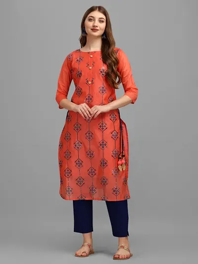 Women Heavy Embroidered work with fancy button and Latakan Kurta