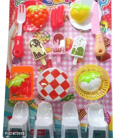 Plastic toys for kids(cafeacute; set)-thumb0