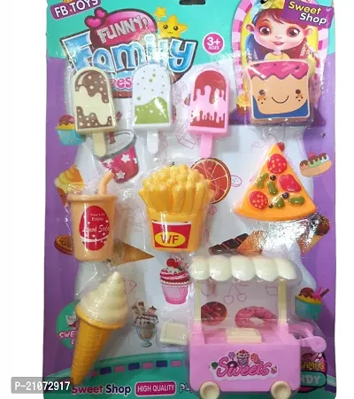 Plastic toys for kids( ice cream shop set)