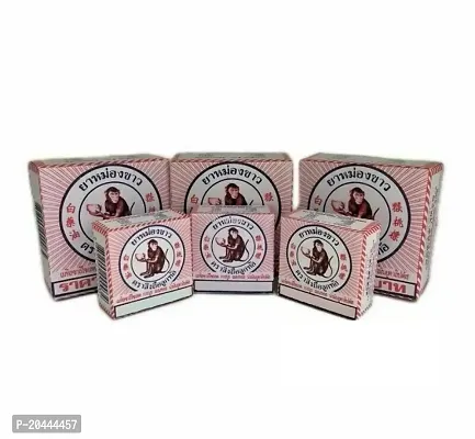 Movitronix White Monkey Holding Peach Balm Thailand Product - Pack of 1 (8 Gram)-thumb2