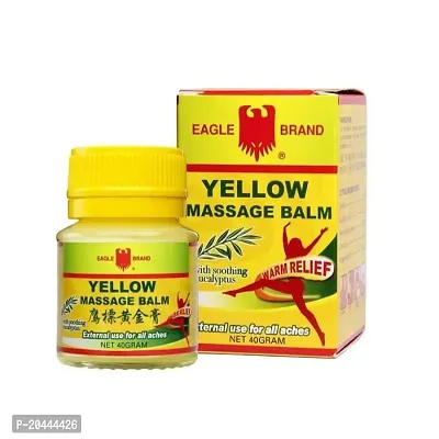 Movitronix eagle brand Yellow massage balm 40g Pack of1 -Thailand-thumb2