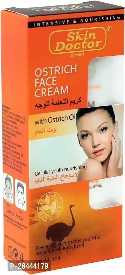 SKIN DOCTOR HERBALtrade; Ostrich Face Cream 50g  - Pack of 1 - Thailand Product