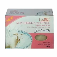 SKIN DOCTOR HERBALtrade; Goat milk whitening soap 100g- Pack of 1 - Thailand Product-thumb1