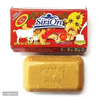 Hani Po Sirion K dynary goat milk  tamarind  Honey Soap 90g whitening soap - Thailand Pack of 1-thumb2