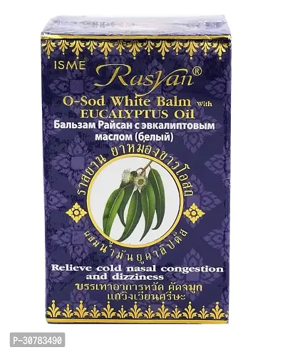 Isme Rasyan Thai Balm Thai O-Sod White Balm with Eucalyptus 50 G) - Pack of 1