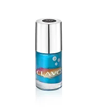 Clavo Fiery Frost Mini Nail Polish - Combo of 2 - Azure, Flamingo-thumb2