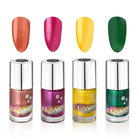 Clavo Perfect In Pastel Nail Polish Combo of 4