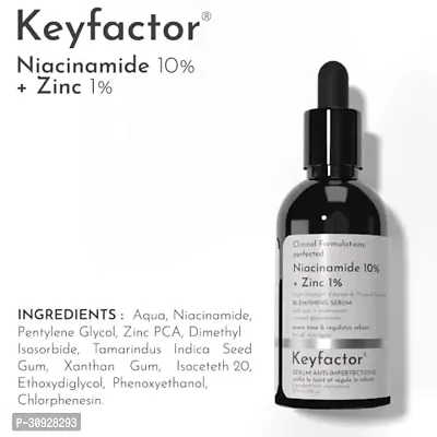 Phyto atomy Keyfactor Niacinamide 10% + Zinc 1% Face Serum for Acne Marks, Blemishes  Oil Balancing with Zinc | Anti Acne Serum for Oily  Acne Prone Skin 50ml-thumb3