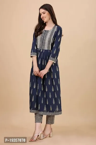 Classic Rayon Printed Kurta Bottom Set for Women-thumb2