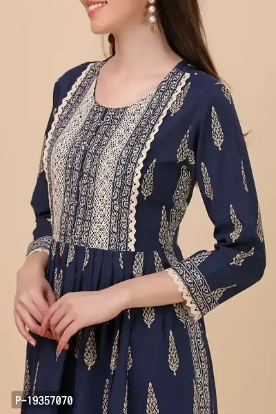 Classic Rayon Printed Kurta Bottom Set for Women-thumb3