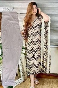 Beautiful Rayon Kaftan With Pant For Women-thumb1