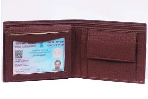 ibex Men Brown Genuine Leather Wallet-thumb1