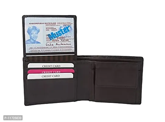 IBEX Stylish RFID Protected Genuine Leather Wallet for Men-thumb4