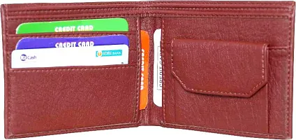 Men Brwon Best Artificial Leather Wallet-thumb2