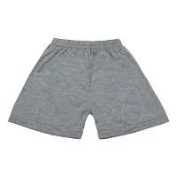 Piku Store Hosiery Multi-Color Half Sleeves T-Shirt & Short Set for Baby Girls & Boys (3-6 Months, HSRoyal+Grey)-thumb2