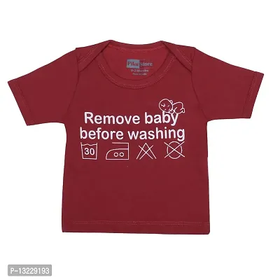 Piku Store Hosiery Multi-Color Half Sleeves T-Shirt  Short Set for Baby Girls  Boys-thumb2